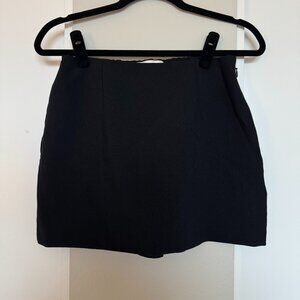 Abercrombie Scarlett Mini Skort - Black - Size Small